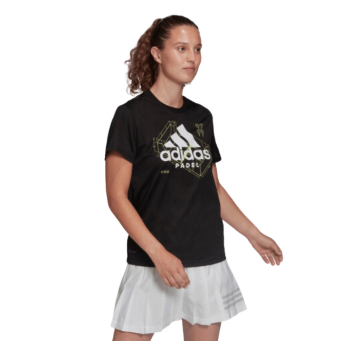Adidas Padel T-shirt W Zwart