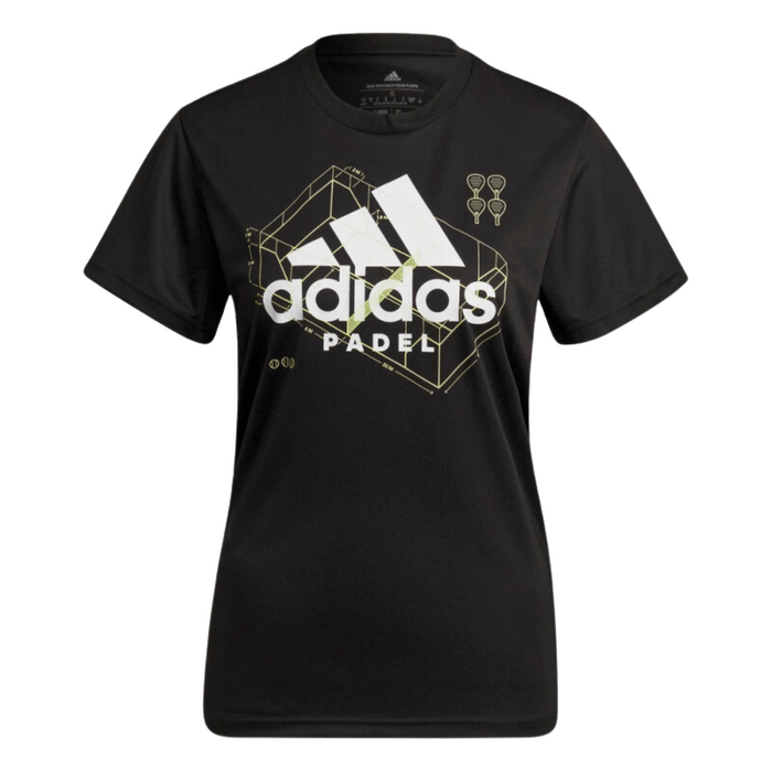Adidas Padel T-shirt W Zwart