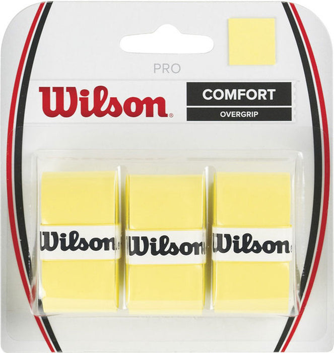 Wilson Pro Overgrip Comfort Yellow 3 stuks