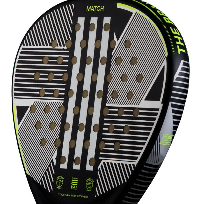 Padel Racket Adidas Match 3.3 Black Lime